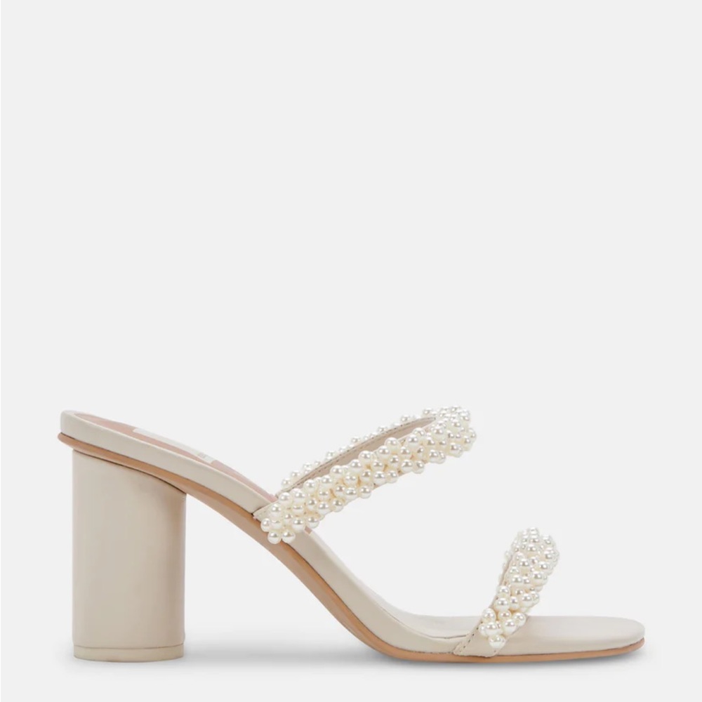 Noel Heels Vanilla Pearls by Dolce Vita